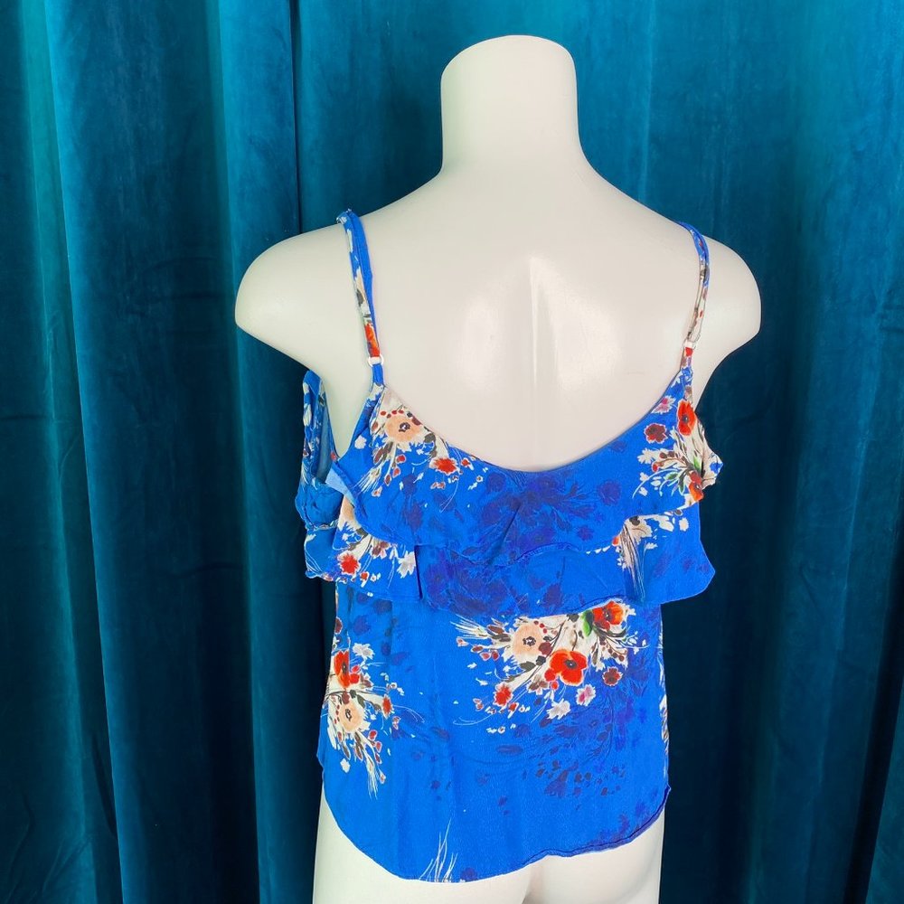 Willow & Clay Cold Shoulder Ruffle Floral Blouse - Picture 9 of 9
